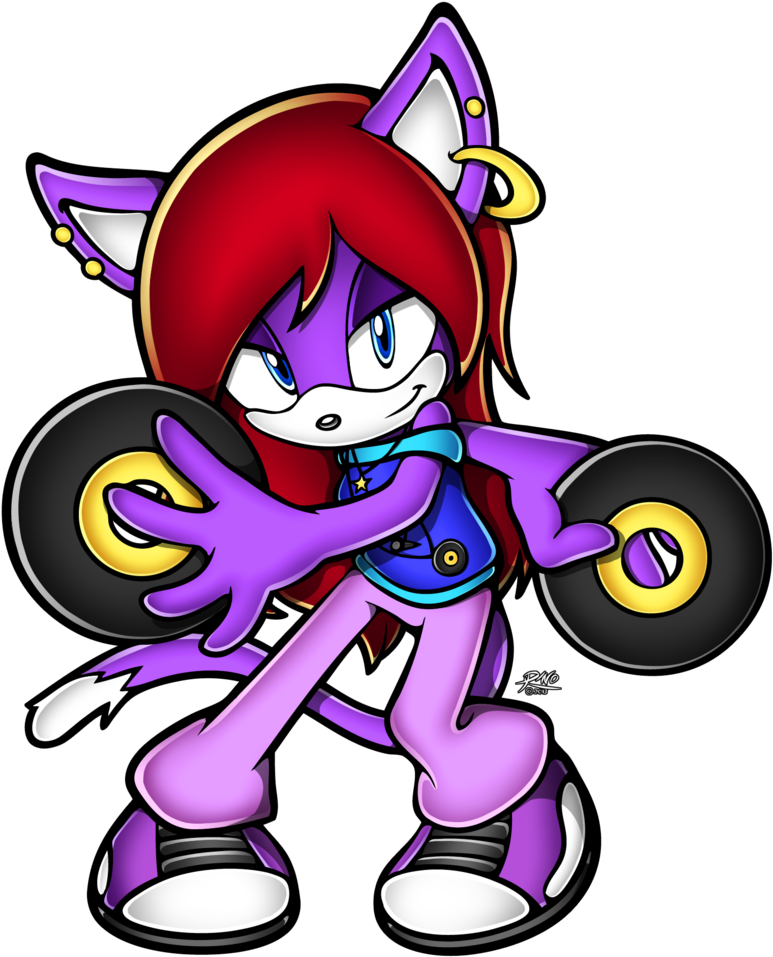 Angel The Cat By R-no71 - Sonic Fan Character Cat - Free Transparent PNG Clipart Images Download. - Cat Transparent PNG Free Download