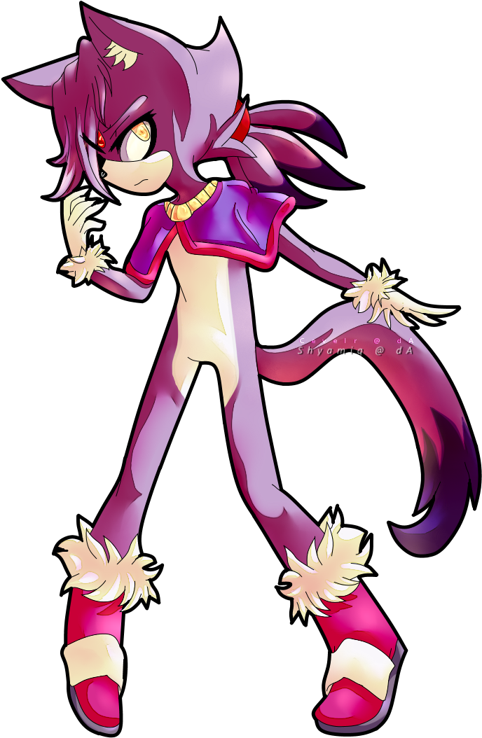 Gender Bender Blaze By Shyamiq - Blaze The Cat Male - Free Transparent PNG Clipart Images Download. - Cat Transparent PNG Free Download