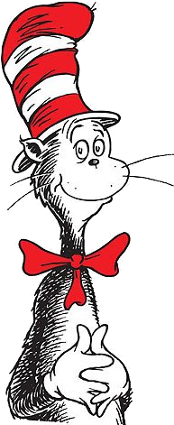 Clip Art For Read Across America - Dr Seuss Cat In The Hat - Free Transparent PNG Clipart Images Download. - Cat Transparent PNG Free Download