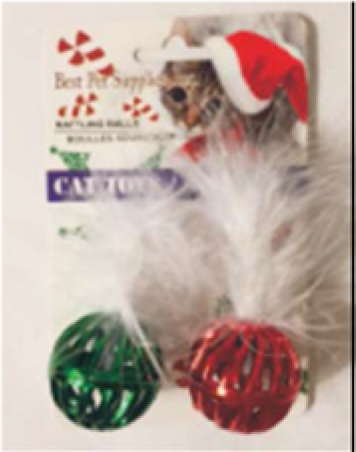 Best Pet Christmas Cat Jingle Bells Toy - Christmas Ornament Transparent PNG - 650x650 - Free Download on - Cat Transparent PNG Free Download