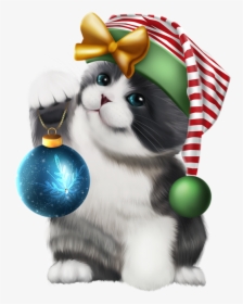 Cat Christmas Png Png, Transparent - Cat Transparent PNG Free Download