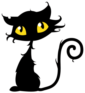 Halloween Cat Png Png Images - Halloween Black Cat Vector - Free Transparent PNG Clipart Images Download. - Cat Transparent PNG Free Download