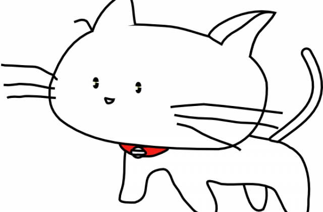 Cute Cats Black And White Clipart - Me And Cat Cactus Funny For Women - Free Transparent PNG Clipart Images Download. - Cat Transparent PNG Free Download