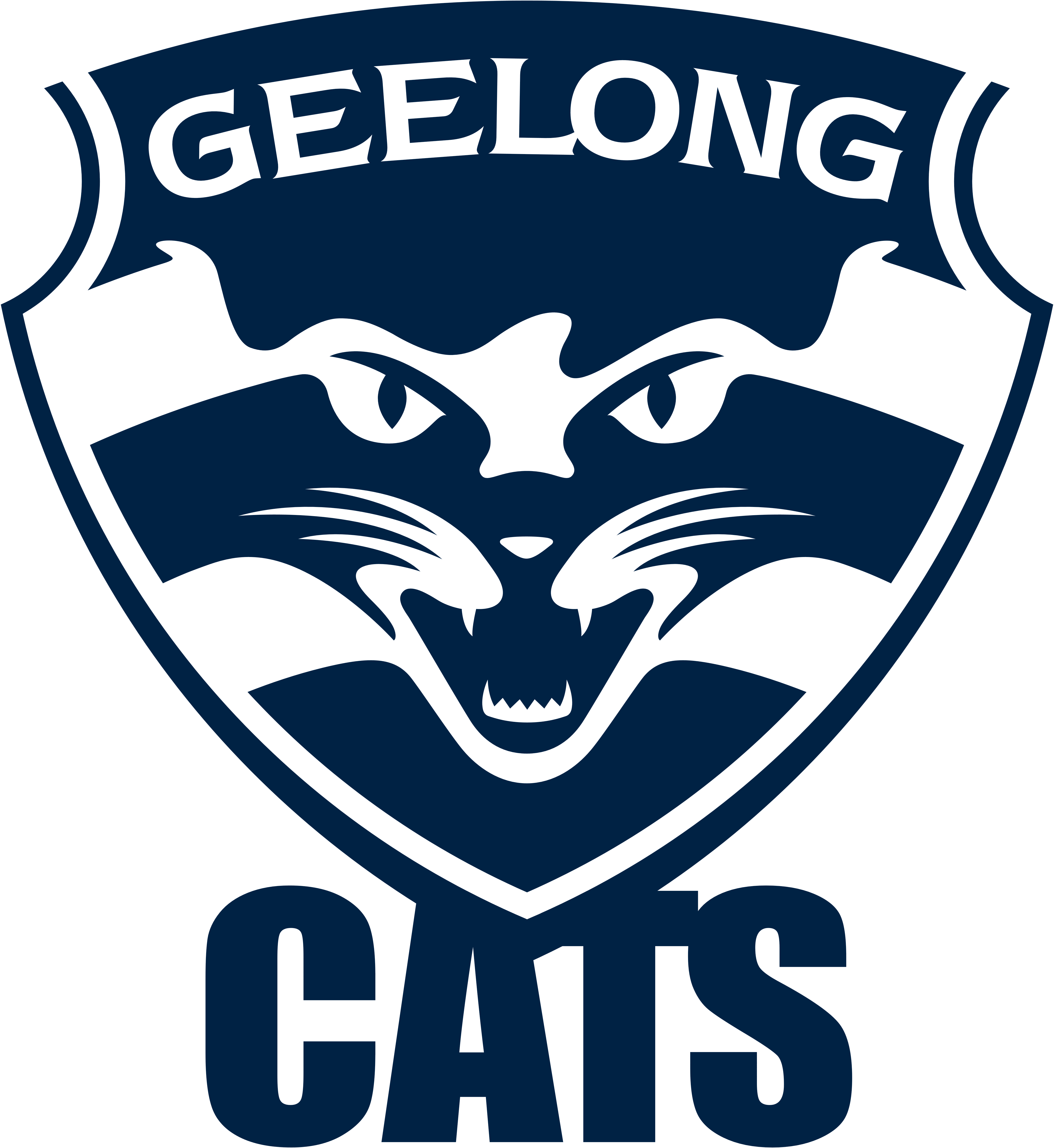 Geelong Cats Fc Logos Download Lsu Logo Auburn University Transparent PNG - 4591x5000 - Free Download on - Cat Transparent PNG Free Download
