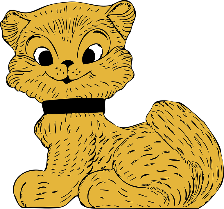 Animals, Cat, Cartoon, Mammals, Kitten, Smiling, Pet - Custom Cartoon Cat Shower Curtain - Free Transparent PNG Clipart Images Download. - Cat Transparent PNG Free Download