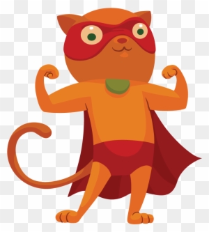 Clipart Superhero Guys - Cat Superhero Clip Art - Free Transparent PNG Clipart Images Download. - Cat Transparent PNG Free Download