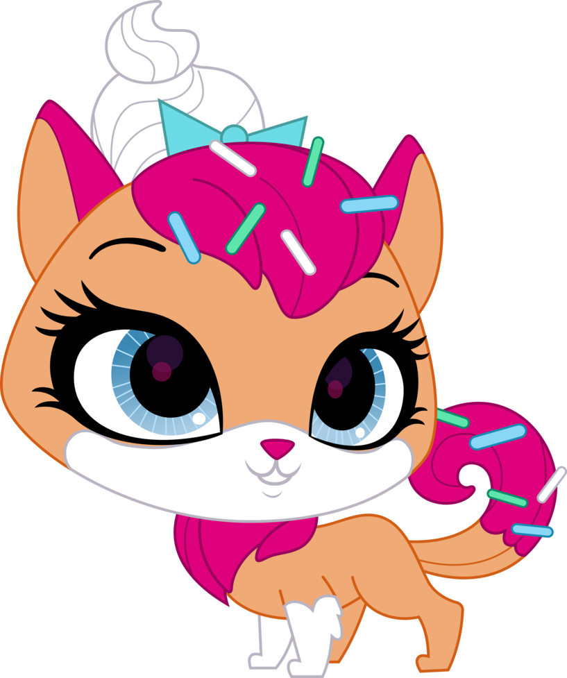From The Episode "sweet Ride" - Littlest Pet Shop Cat Cartoon - Free Transparent PNG Clipart Images Download. - Cat Transparent PNG Free Download