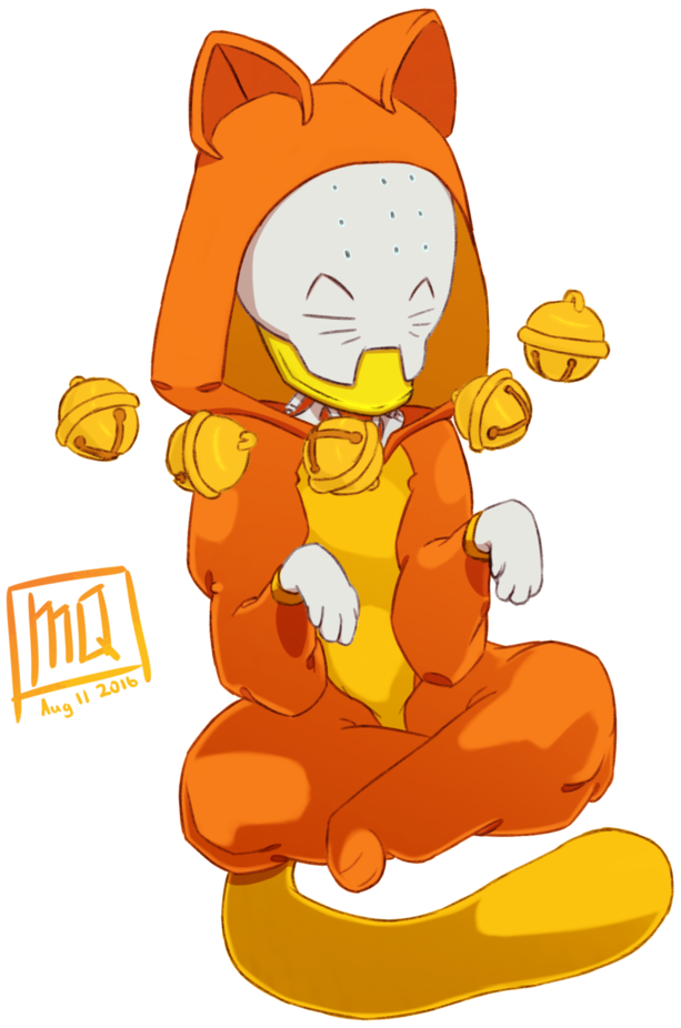 [contest Prize] Kitty Cat Zenyatta For Chimidolly By - Zenyatta As A Cat - Free Transparent PNG Clipart Images Download. - Cat Transparent PNG Free Download