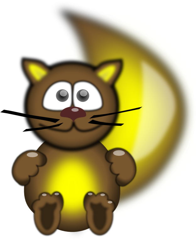 Clipart - Mascota Cafe - Gold Brown Cartoon Cat Trucker Hat, White - Free Transparent PNG Clipart Images Download. - Cat Transparent PNG Free Download