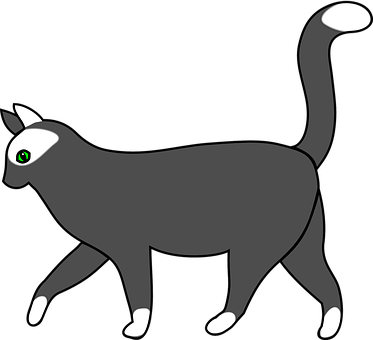 Cat Animal Walking Mammal Pet Feline Domes - Cat Walking Clipart - Free Transparent PNG Clipart Images Download. - Cat Transparent PNG Free Download