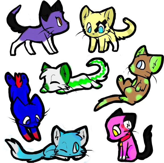 Minecraft Mystreet L Aphmau Cats L By Jeshbruh On Deviantart - Bts As Cats - Free Transparent PNG Clipart Images Download. - Cat Transparent PNG Free Download