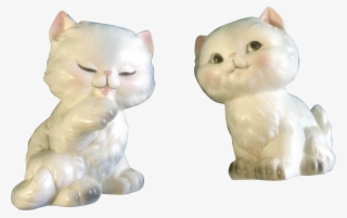 Lefton Cat Salt & Pepper Shakers Cutie Cat Kitten Figurines - Cat Transparent PNG - 1828x1828 - Free Download on - Cat Transparent PNG Free Download