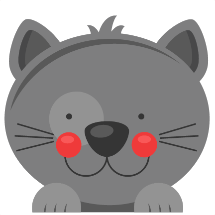 Peeking Cat Svg Scrapbook Cut File Cute Clipart Files - Cat Card Svg Cutting File Free - Free Transparent PNG Clipart Images Download. - Cat Transparent PNG Free Download