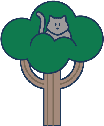 The Real Tree House Cats Of Chicago - Cat In Tree Cartoon - Free Transparent PNG Clipart Images Download. - Cat Transparent PNG Free Download