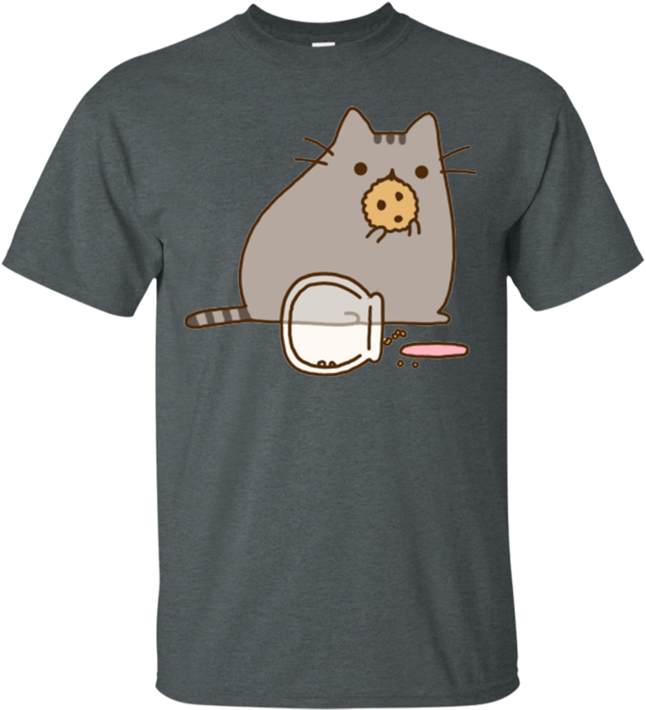 Pusheen The Cat Cookie Shirt Funny Pusheen Cat Gift - Pusheen The Cat Transparent PNG - 1024x1024 - Free Download on - Cat Transparent PNG Free Download