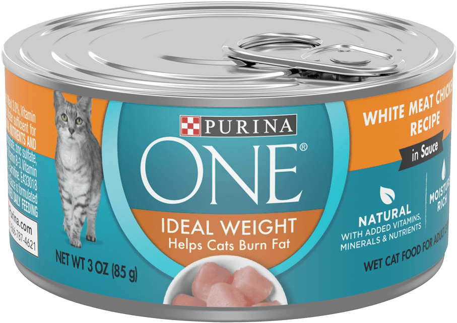 Purina One Ideal Weight White Meat Chicken Wet Cat - Purina One Transparent PNG - 950x760 - Free Download on - Cat Transparent PNG Free Download