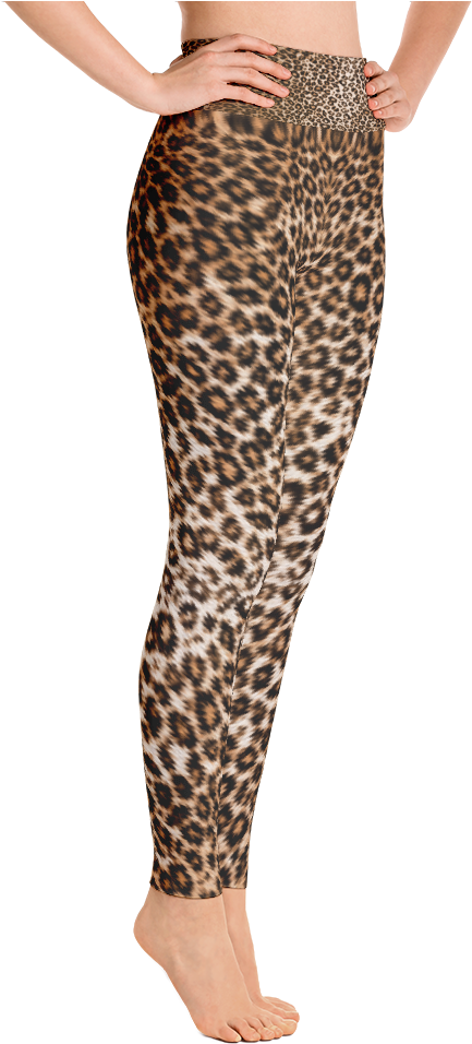 Yoga Clothes For Women Printed Yoga Leggings Pants - Yoga Pants Leopard Print Transparent PNG - 1000x1000 - Free Download on - Cat Transparent PNG Free Download