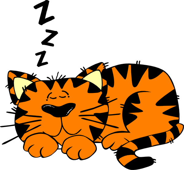 Sleeping Cat 1 Clip Art Clip Art - Sleepy Cat Clipart - Free Transparent PNG Clipart Images Download. - Cat Transparent PNG Free Download
