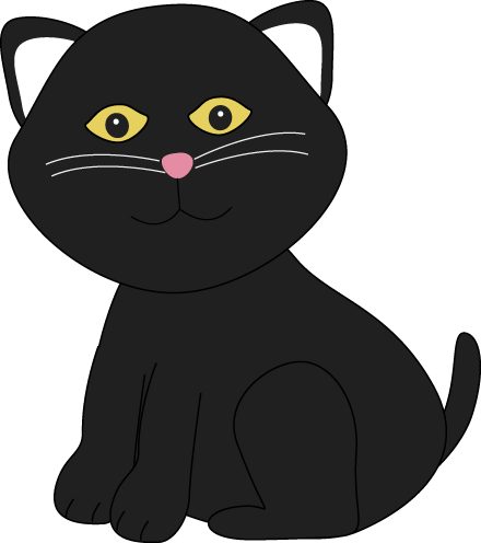 Cute Halloween Black Cat Clip Art - Black Cat Clipart - Free Transparent PNG Clipart Images Download. - Cat Transparent PNG Free Download