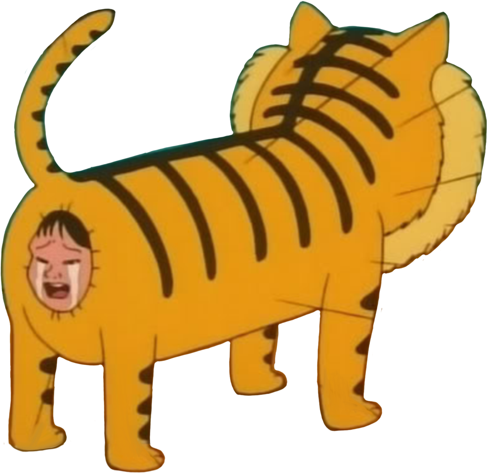Look Alive Sunshine Tiger Png By Allheartsgoboom - Crying Cat Anus - Free Transparent PNG Clipart Images Download. - Cat Transparent PNG Free Download