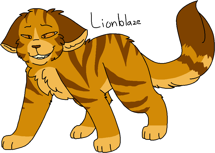 4 Lionblaze By Icedog-mcmuffin - Icedog Mcmuffin Warrior Cats Fanart - Free Transparent PNG Clipart Images Download. - Cat Transparent PNG Free Download