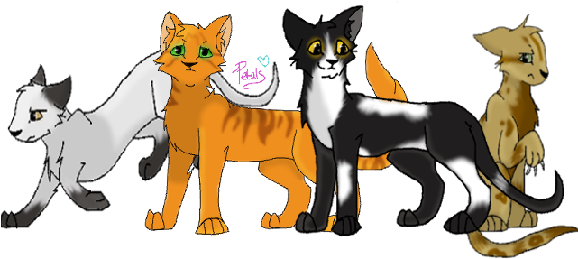 My Fav Warriors Clan Leaders By Petalstorm - Warrior Cats Clan Leaders - Free Transparent PNG Clipart Images Download. - Cat Transparent PNG Free Download