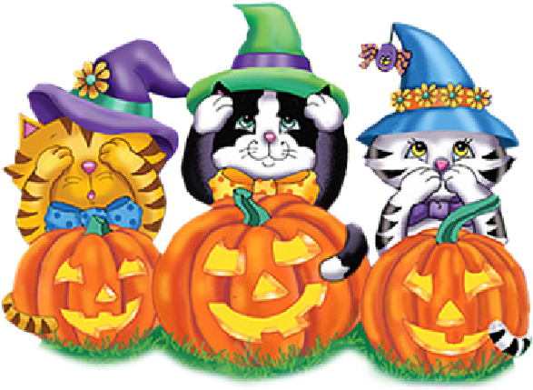 Cute Halloween, Holidays, Searching, Holidays Events, - Halloween Cat Clip Art Free - Free Transparent PNG Clipart Images Download. - Cat Transparent PNG Free Download