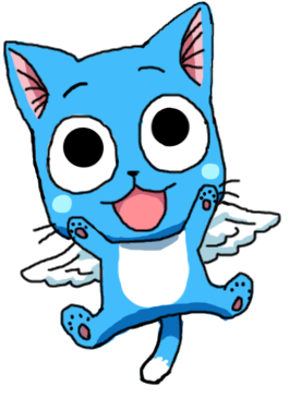 My Happy Fairy Tail Drawing By Miaxrilakkuma - Happy The Cat Fairy Tail - Free Transparent PNG Clipart Images Download. - Cat Transparent PNG Free Download