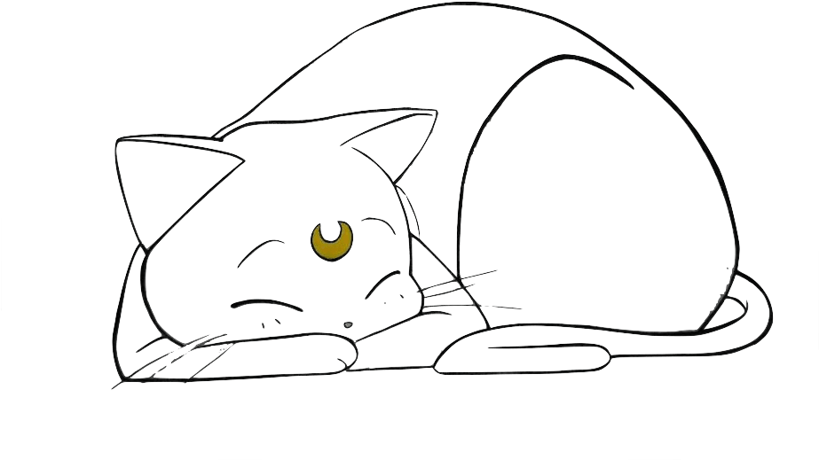 Cat Png Tumblr - Sailor Moon Sticker Picsart Transparent PNG - 922x692 - Free Download on - Cat Transparent PNG Free Download