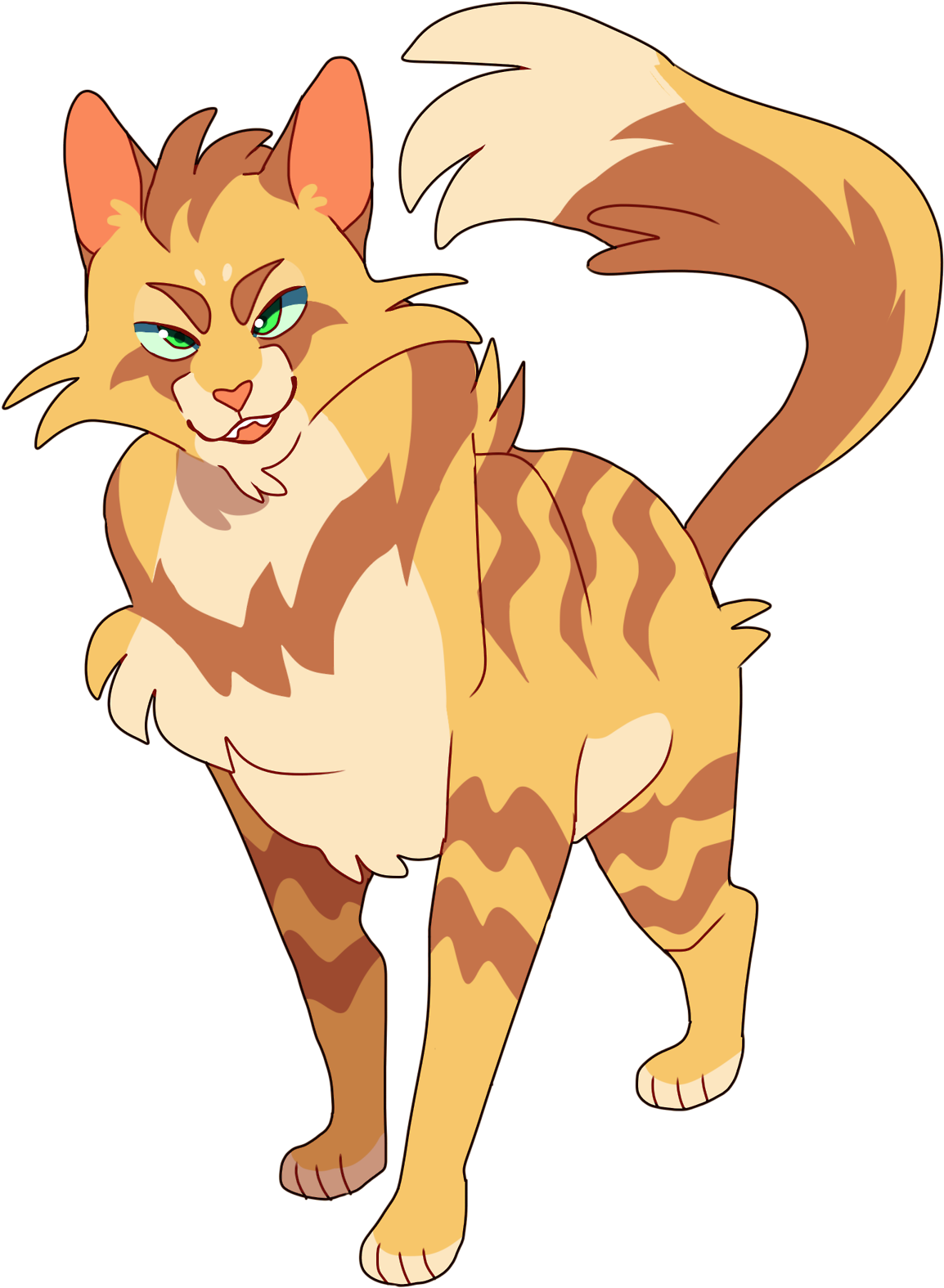 Amberflight, Warrior Of Cragclan Brother Of Flamestreak, - Battle Cats - Free Transparent PNG Clipart Images Download. - Cat Transparent PNG Free Download
