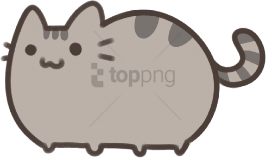 Free Png Download Cute Pusheen Cat Drawings Png Images - Cute Easy Cat Drawings Transparent PNG - 850x505 - Free Download on - Cat Transparent PNG Free Download