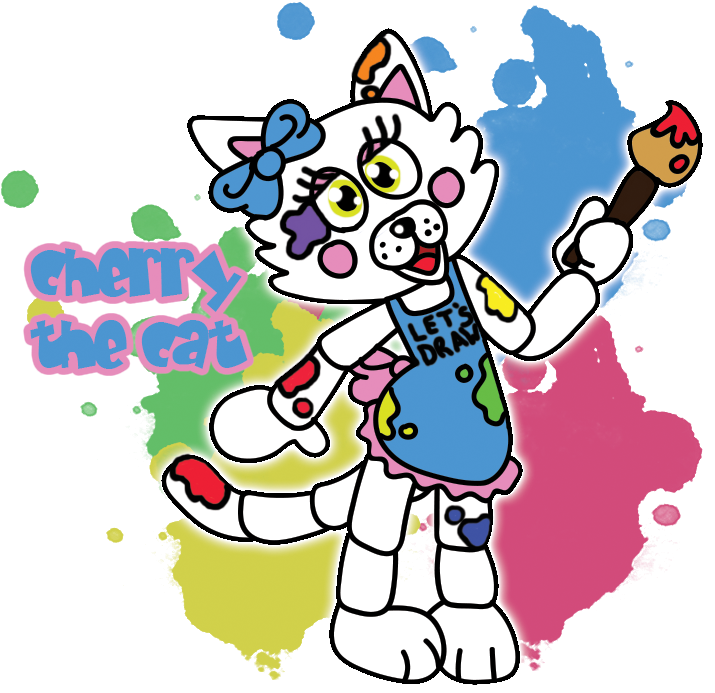 Fnaf Reddit Fanimatronic Contest Cherry The Cat By - Fnaf Cat Animatronic - Free Transparent PNG Clipart Images Download. - Cat Transparent PNG Free Download