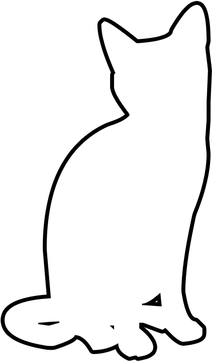 Outline Of A Cat - Transparent Outline Of A Cat Transparent PNG - 800x800 - Free Download on - Cat Transparent PNG Free Download