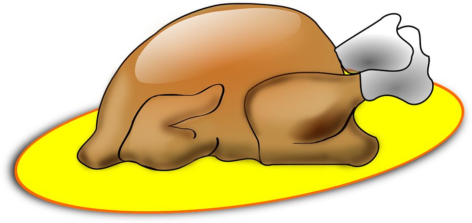 Cartoon Turkey Dinner 18, Buy Clip Art - Gambar Ayam Panggang Kartun - Free Transparent PNG Clipart Images Download. - Dinner Transparent PNG Free Download