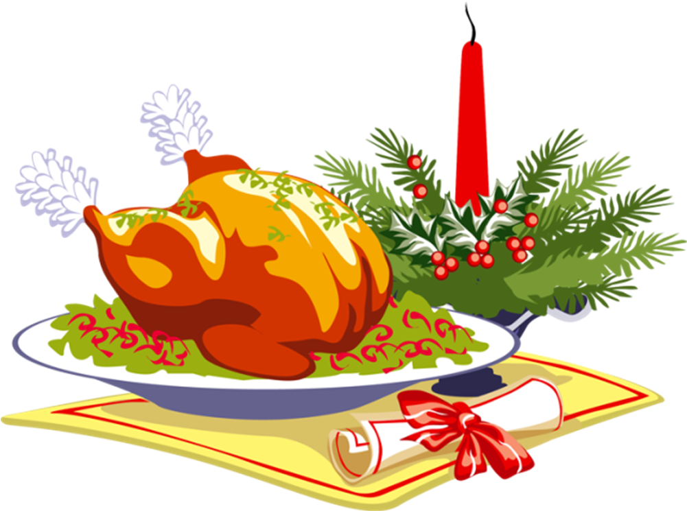 28 Collection Of Christmas Dinner Clipart Png - Thanksgiving Dinner Greeting Card - Free Transparent PNG Clipart Images Download. - Dinner Transparent PNG Free Download