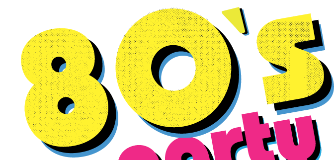 At This Year's Concord Education Fund Party, We're - Back To The 80 S Party - Free Transparent PNG Clipart Images Download. - Dinner Transparent PNG Free Download