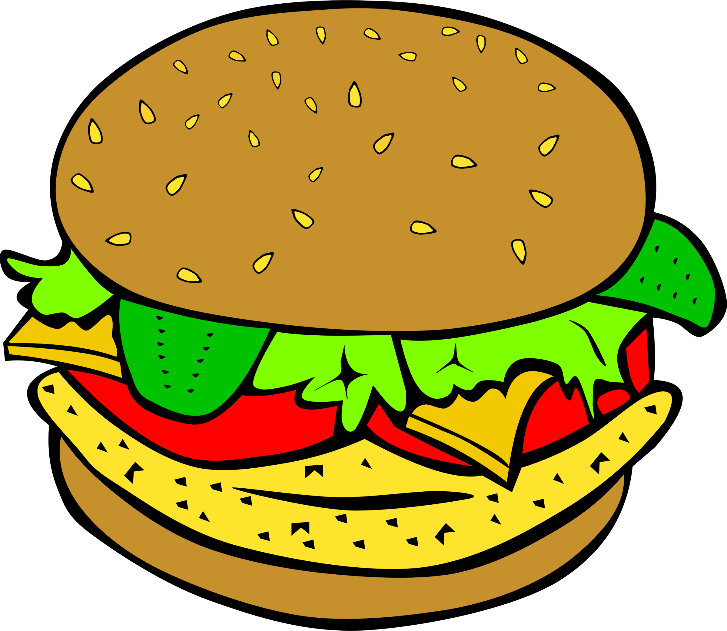 Fast Food, Lunch-dinner, Chicken Burger Clipart Images - Food Clipart - Free Transparent PNG Clipart Images Download. - Dinner Transparent PNG Free Download