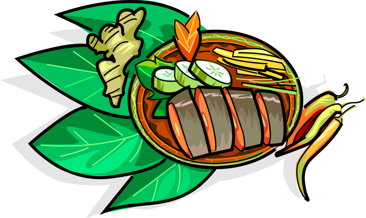 Vector Illustration Of Thai Cuisine Sweet And Sour - Vector Illustration Of Thai Cuisine Sweet And Sour - Free Transparent PNG Clipart Images Download. - Dinner Transparent PNG Free Download