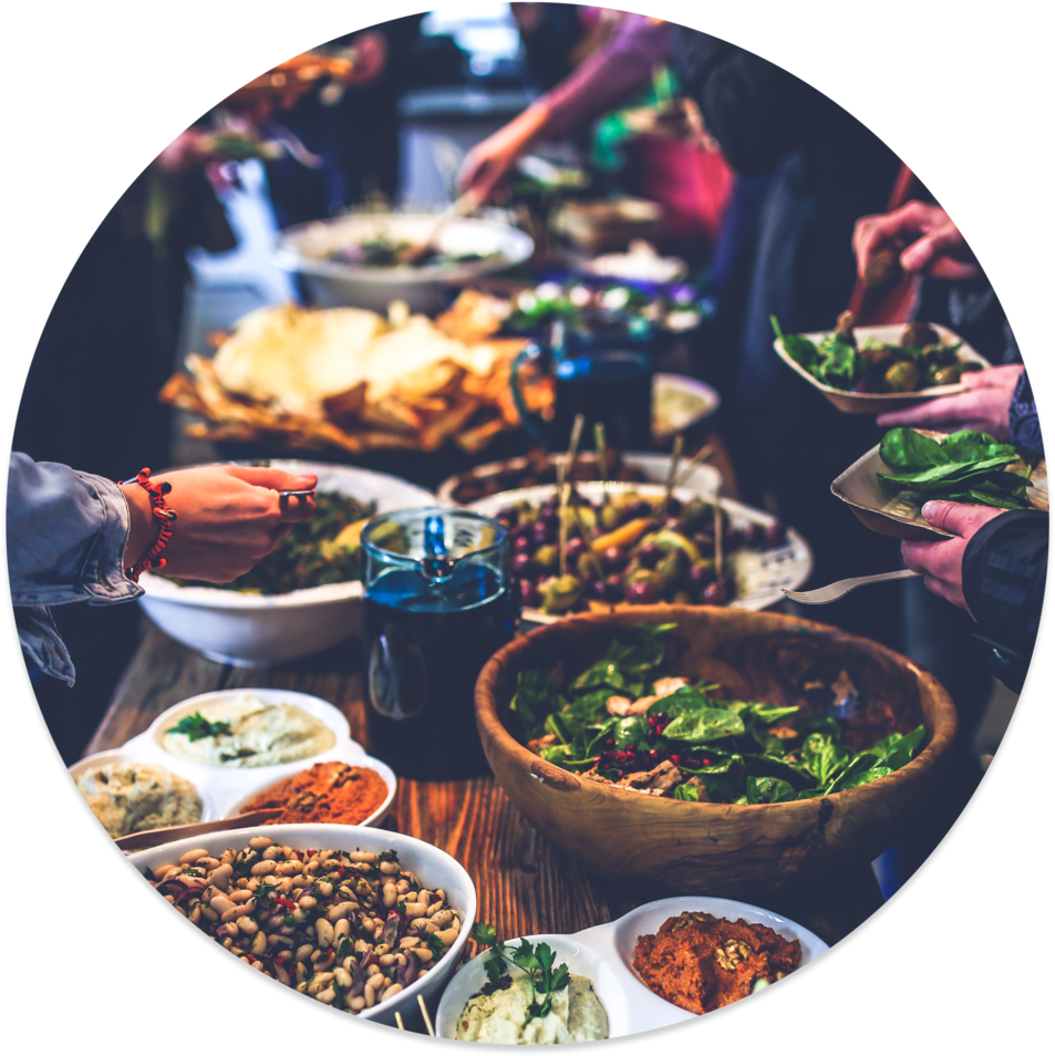 The Hall Is Famous For It's Free Monthly Suppers - Chinese New Year 2018 Reunion Dinner Menu Ideas - Free Transparent PNG Clipart Images Download. - Dinner Transparent PNG Free Download