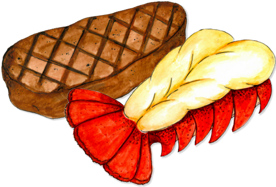 Homestead Springs Trout Farm Rh Marketdistrict Com - Surf And Turf Clipart - Free Transparent PNG Clipart Images Download. - Dinner Transparent PNG Free Download