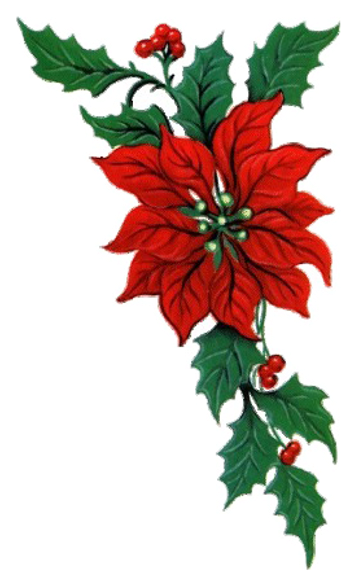 Set Of 4 Christmas Cutlery Holders Sock Santa Dinner - Flor De Nochebuena Gif - Free Transparent PNG Clipart Images Download. - Dinner Transparent PNG Free Download