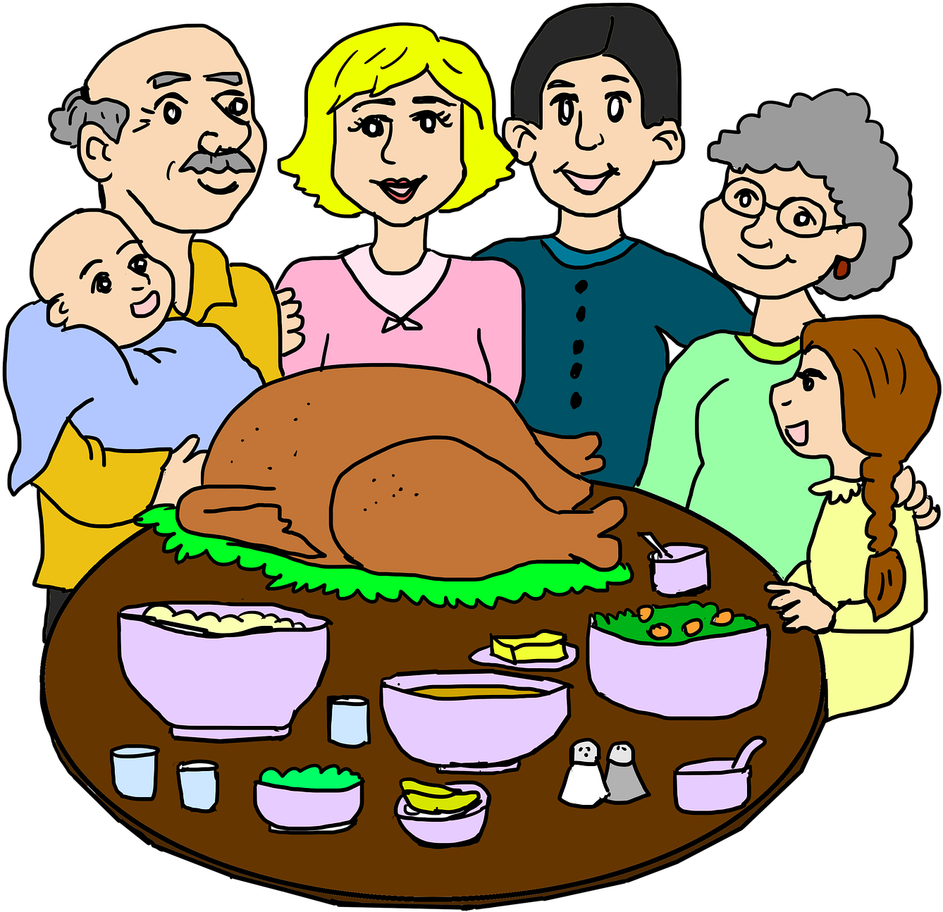 Family Dinner 3407701 - Family Dinner 3407701 - Free Transparent PNG Clipart Images Download. - Dinner Transparent PNG Free Download