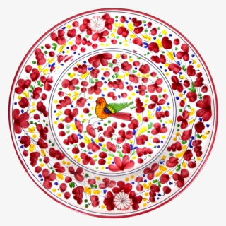 Dinner Plate Arabesco Rosso - Circle Transparent PNG - 912x912 - Free Download on - Dinner Transparent PNG Free Download