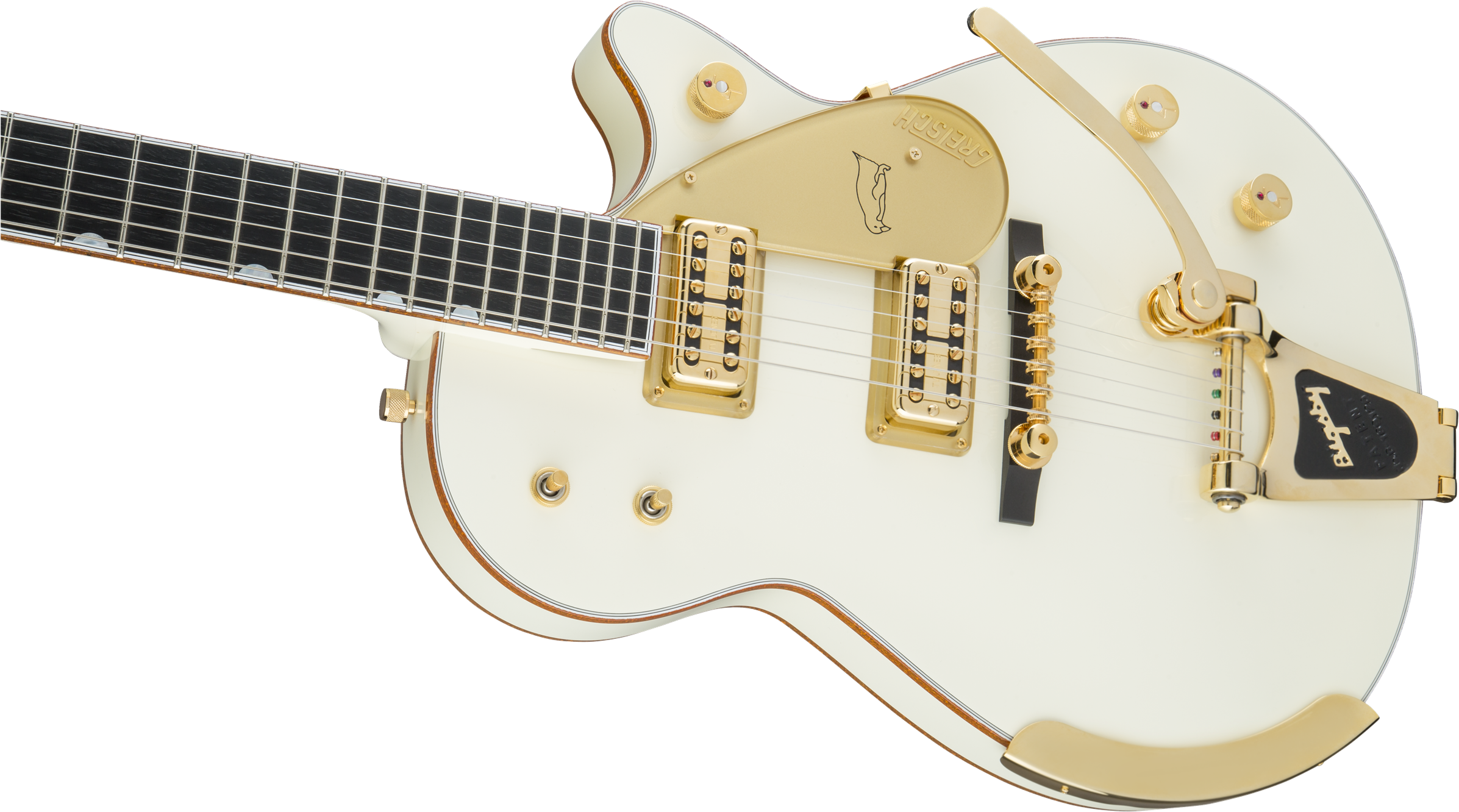 G6134t-58 Vintage Select '58 Penguin™ With Bigsby®, - Gretsch White Falcon G6136t Wht Players Edition - Free Transparent PNG Clipart Images Download. - Falcon Transparent PNG Free Download