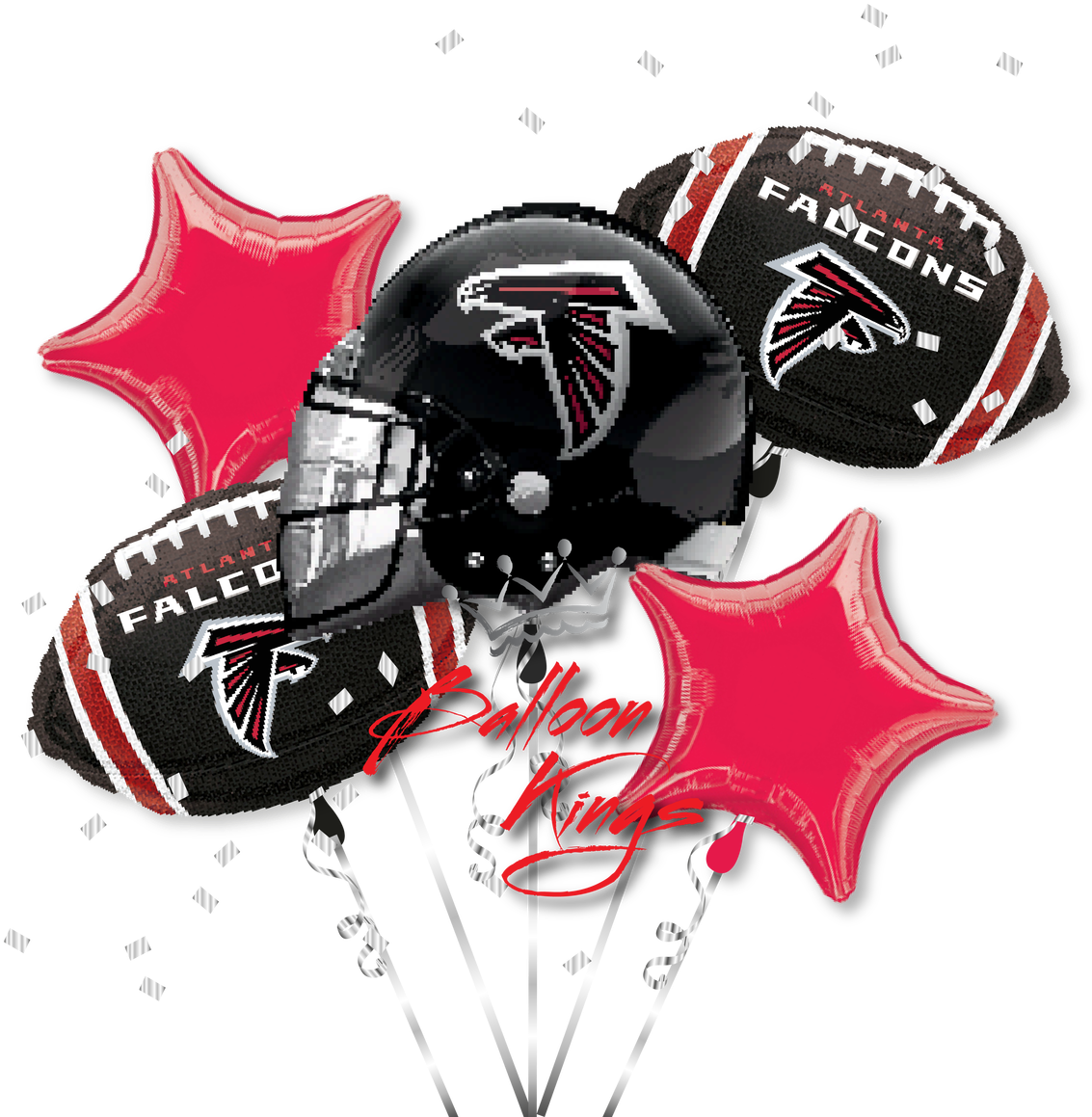 Falcons Bouquet - 21" Atlanta Falcons Helmet Foil Balloon (1 Each) Transparent PNG - 1280x1280 - Free Download on - Falcon Transparent PNG Free Download