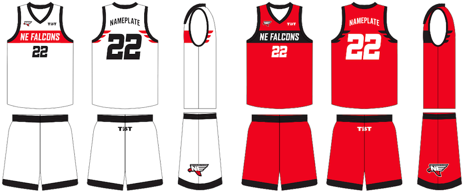 New England Falcons Uniforms Unveiled - Blue And Pink Basketball Jersey - Free Transparent PNG Clipart Images Download. - Falcon Transparent PNG Free Download
