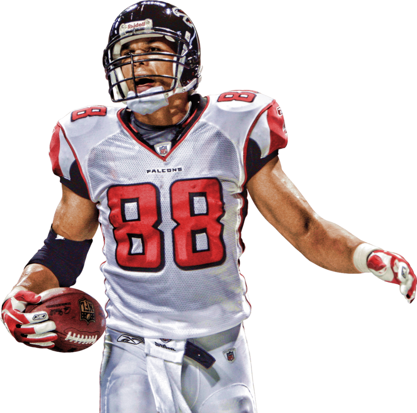 Free Png Download Former 88 Atlanta Falcons Tony Gonzalez - Tony Gonzalez Falcons Png - Free Transparent PNG Clipart Images Download. - Falcon Transparent PNG Free Download