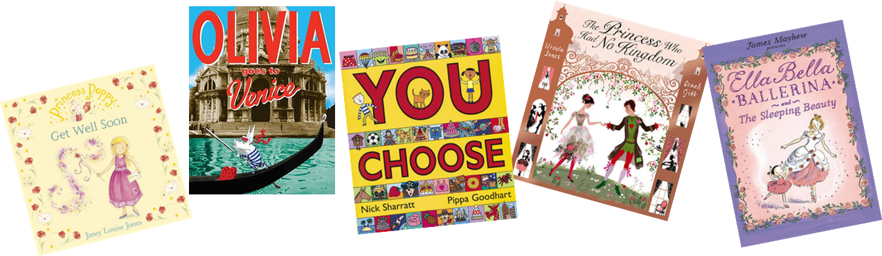You Choose Pippa Goodhart & Nick Sharratt The Princess - Olivia Goes To Venice By Ian Falconer Transparent PNG - 1274x370 - Free Download on - Falcon Transparent PNG Free Download