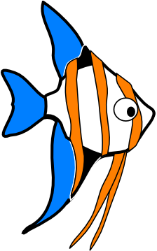 Angel Fish Clip Art Cliparts And Others Art Inspiration - Angel Fish Animated Gif - Free Transparent PNG Clipart Images Download. - Fish Transparent PNG Free Download