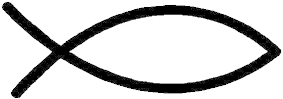 Christian Fish Png - Ichthus Clipart With Transparent Background Transparent PNG - 584x215 - Free Download on - Fish Transparent PNG Free Download